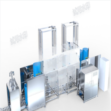 Automatic drum cleaning equipment