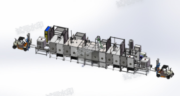 Automatic ibc tote washer