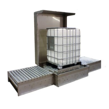 High pressure IBC tank washer