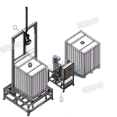 Semi-automatic tank cleaning system