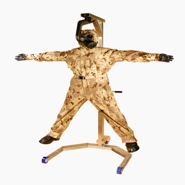 Chemical resistant automatic mannequin and head form