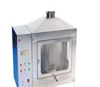 Building materials flame tester