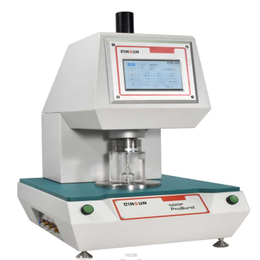 Mullen & G229P Pneumatic Bursting Strength Tester